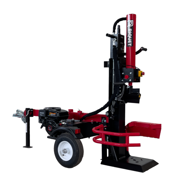 Fendeuse verticale 22 t sur remorque